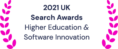 2021 UK Search Awards: Higher Education & Software Innovation